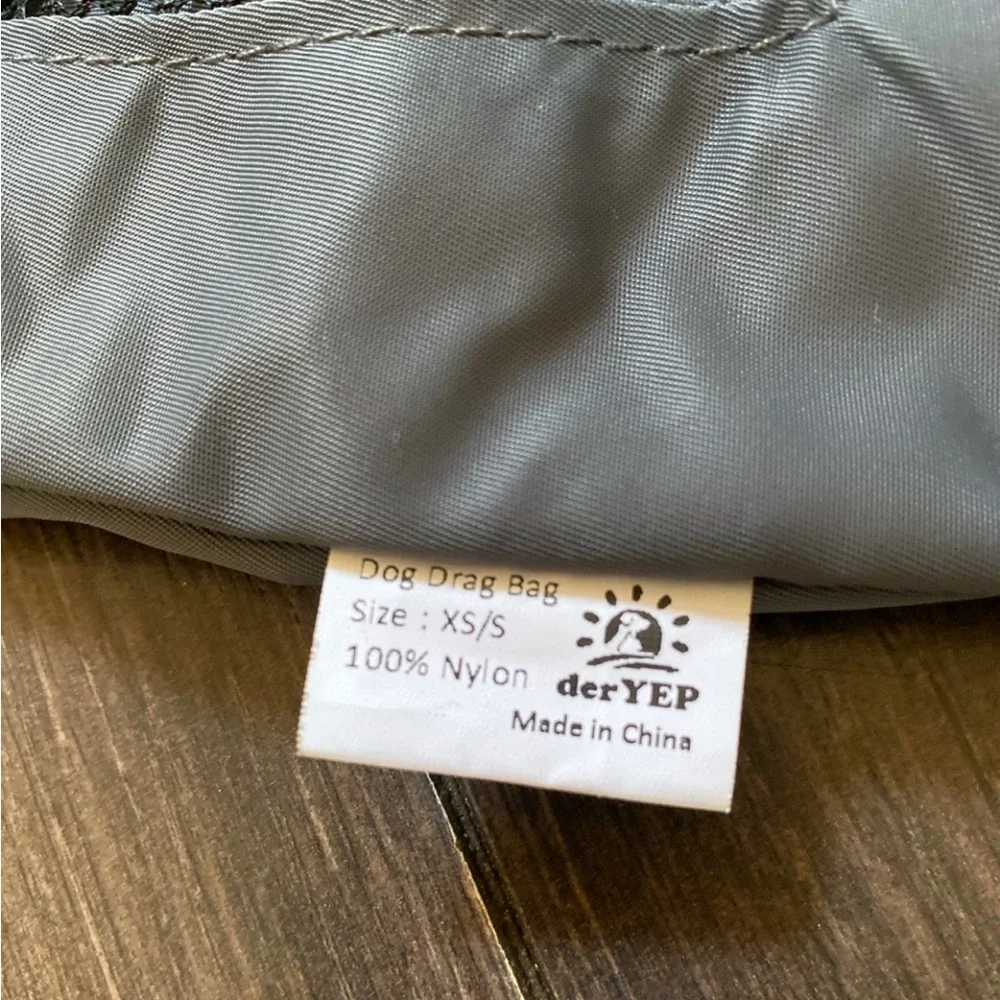 Drag bag size Large for dogs with back leg mobility issues